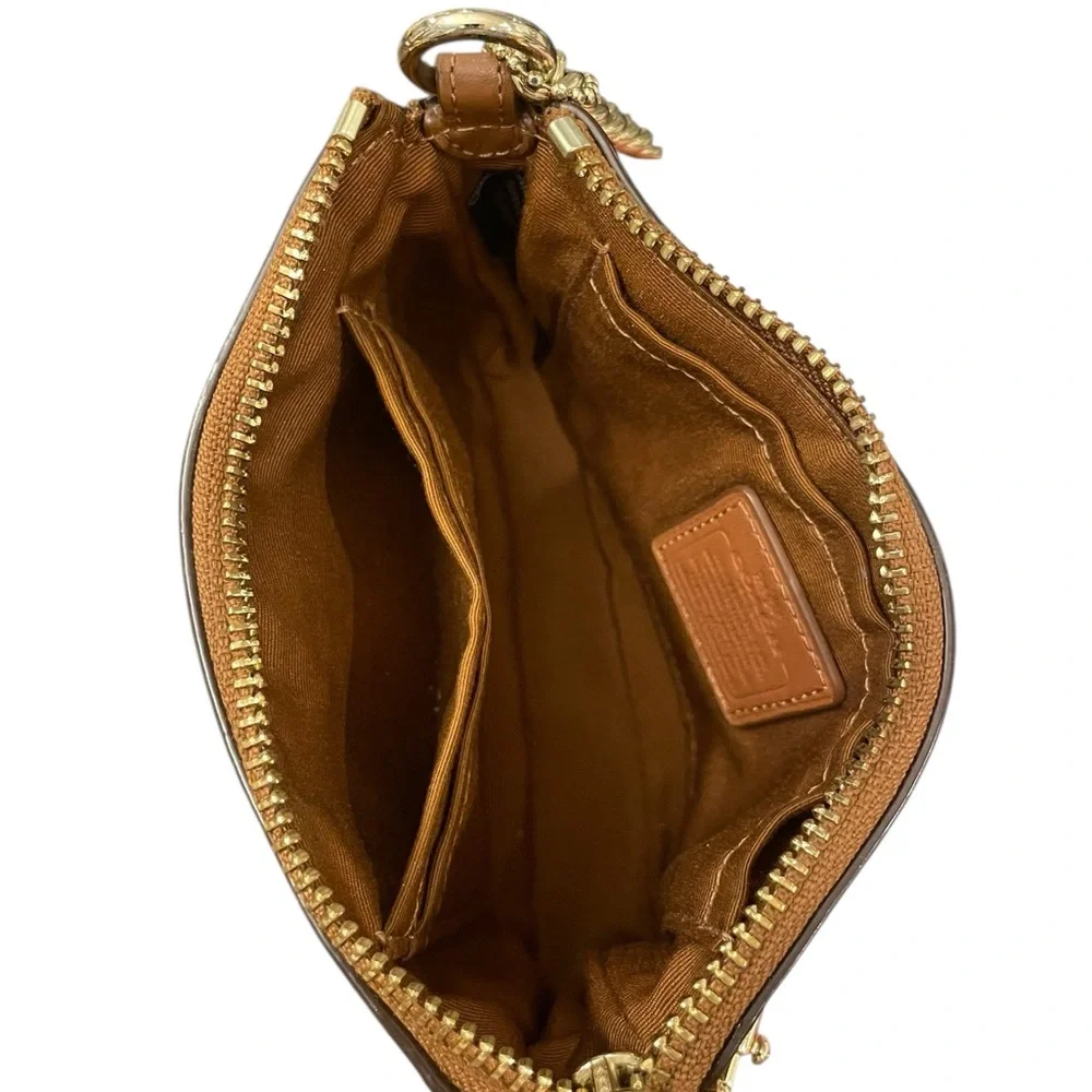 Coach Nolita Small Handbag Tan Gold Chain Y2K Designer Classic Preppy Small - Picture 8 of 14